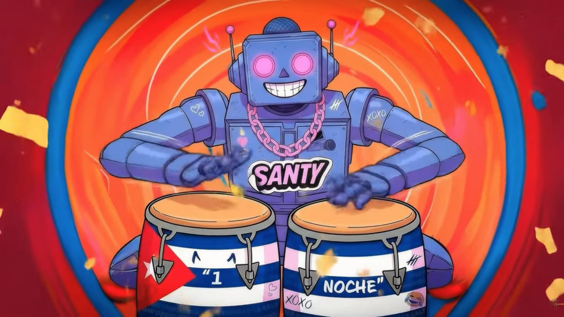 1 Noche - Santy - (Video Oficial)